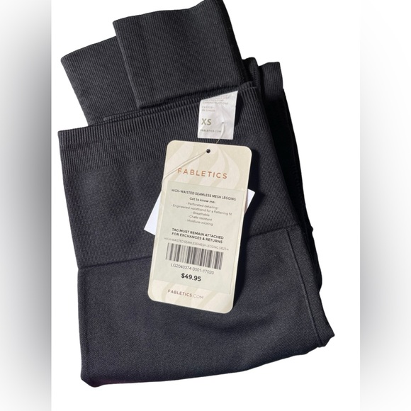 NWT Fabletics High -Waisted Seamless Mesh Leggings Size XS - Picture 8 of 8